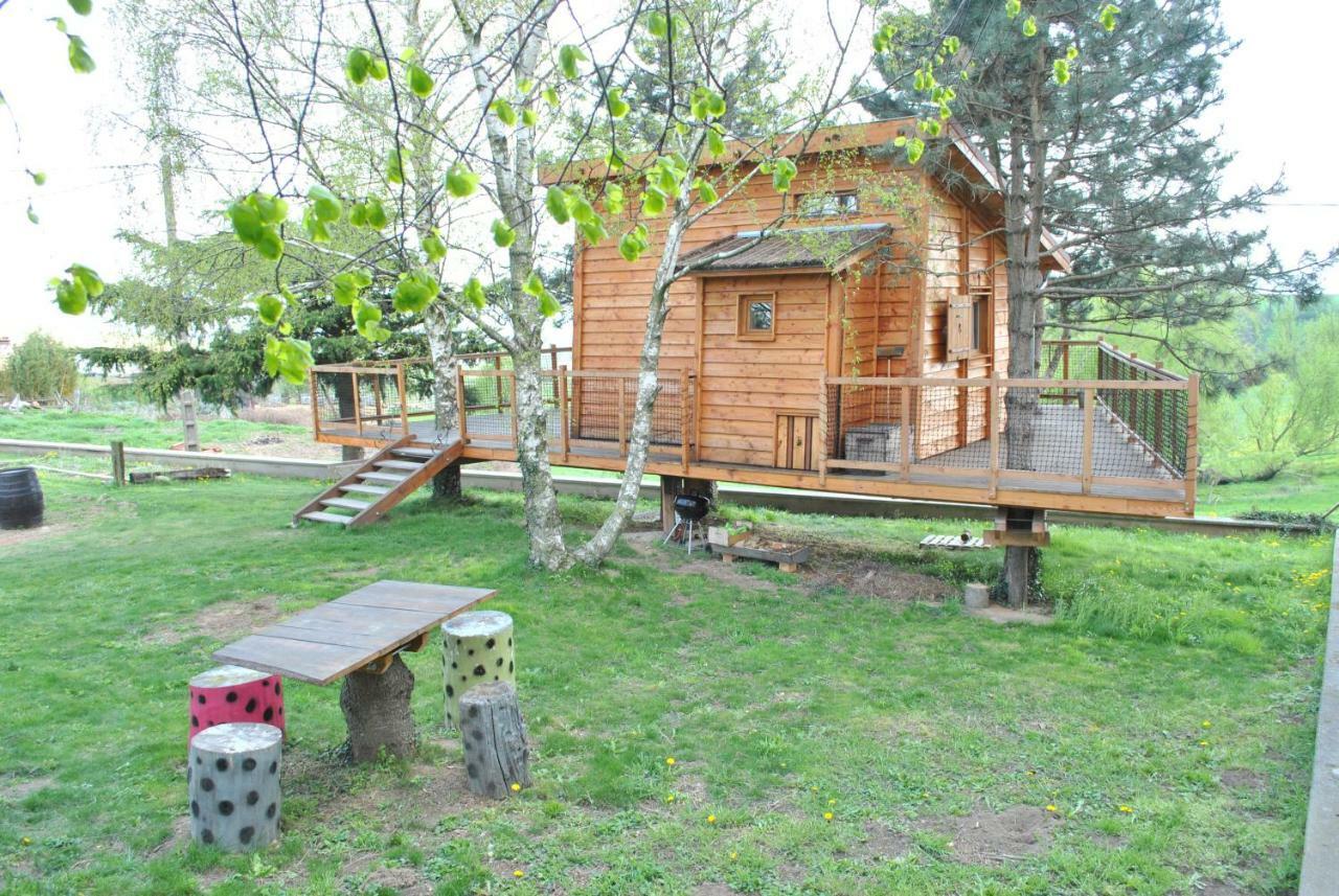L'Etournelle - Cabane Perchee Chaussan Kültér fotó